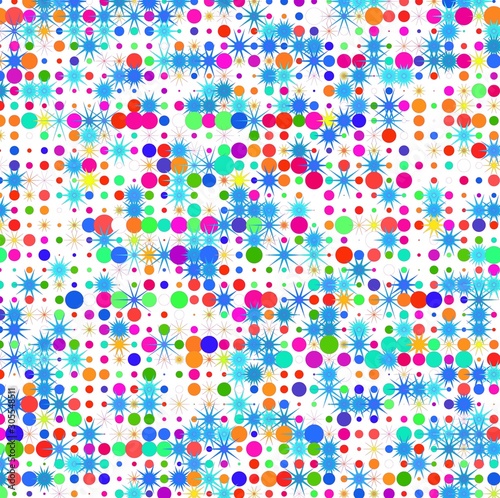 background with colorful confetti 