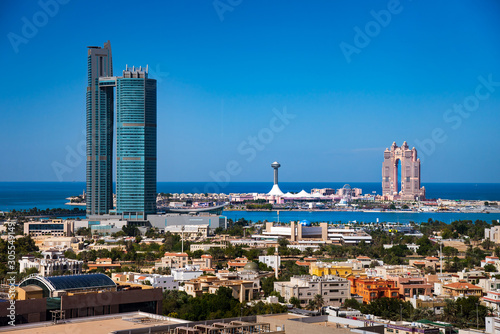 Al Marina island in downtown Abu Dhabi in the UAE