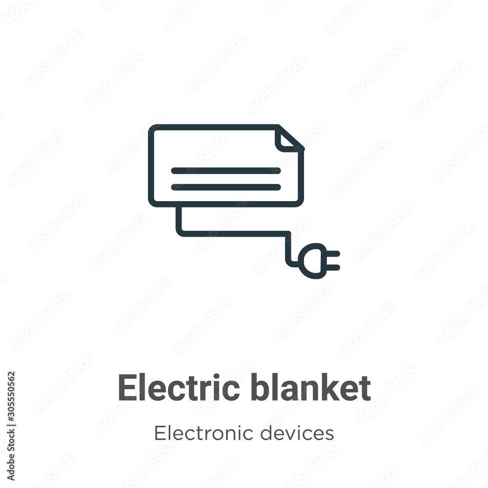 thin electric blanket