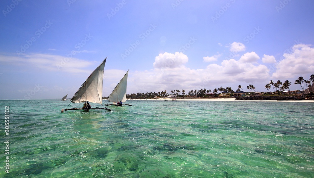 Zanzibar fishing boat