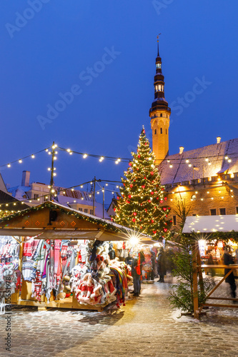 Christmas market in Tallinn, Estonia