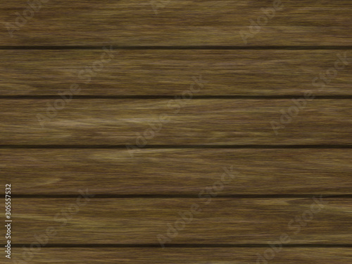 Wood texture background pattern. Dark hardwood planks surface of wooden board floor wall fence. Abstract timber decorative illustration.