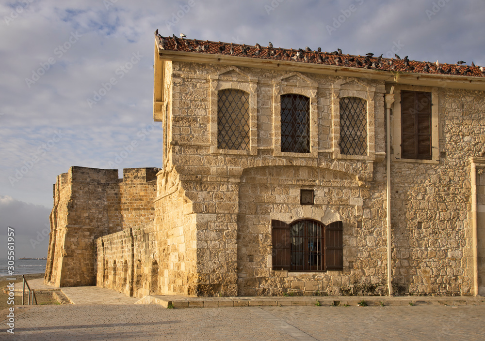 Castle in Larnaca. Cyprus