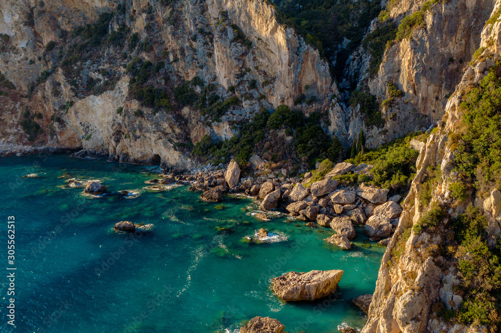 Beautiful Landscape Of A Blue Lagoone In Mediterranean Sea Great