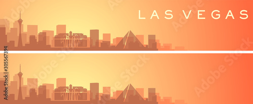 Las Vegas Beautiful Skyline Scenery Banner