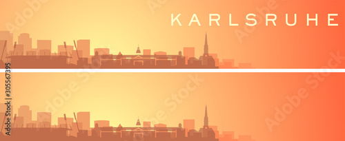 Karlsruhe Beautiful Skyline Scenery Banner