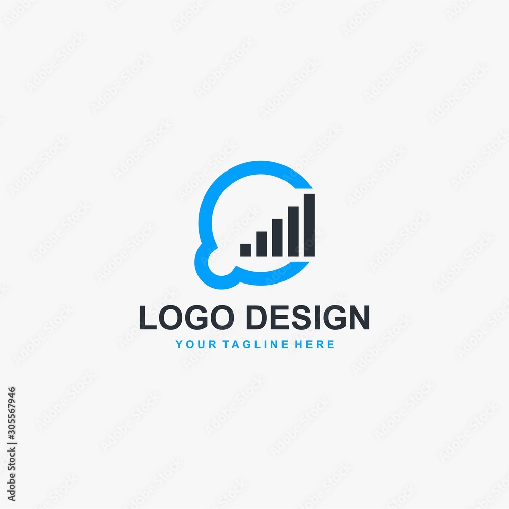 Bubble chat logo design. Wireless signal illustration sign. Signal and bubble chat vector icons. Bubble chat logo design. Wireless signal illustration sign. Signal and bubble chat vector icons.