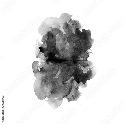 Ink stains. Ink with water. Watercolor stains.