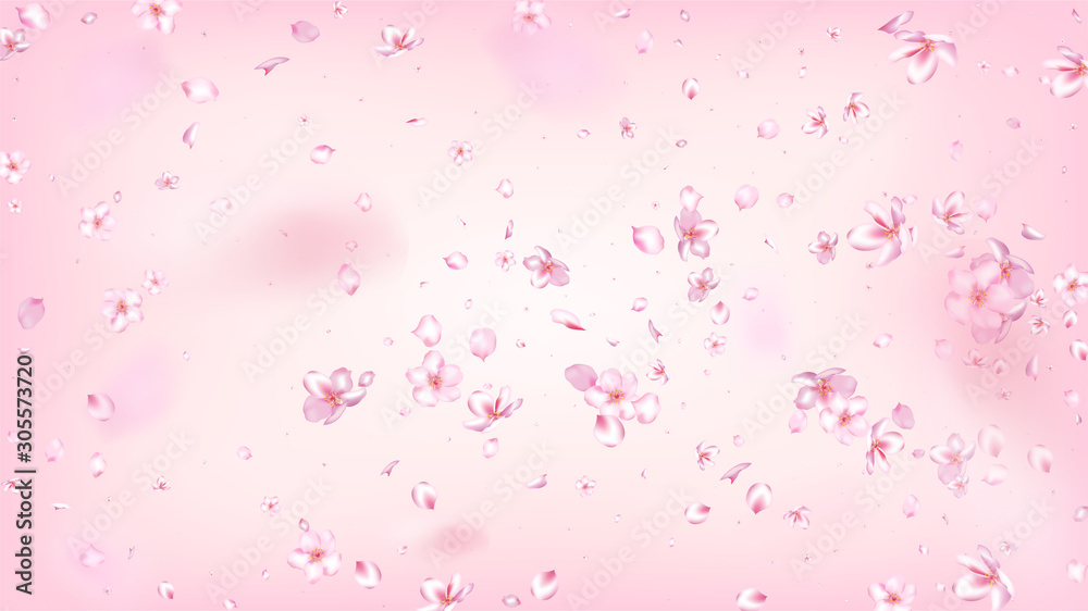 Nice Sakura Blossom Isolated Vector. Realistic Flying 3d Petals Wedding Frame. Japanese Blurred Flowers Wallpaper. Valentine, Mother's Day Summer Nice Sakura Blossom Isolated on Rose Nice Sakura Blossom Isolated Vector. Realistic Flying 3d Petals Wedding Frame. Japanese Blurred Flowers Wallpaper. Valentine, Mother's Day Summer Nice Sakura Blossom Isolated on Rose