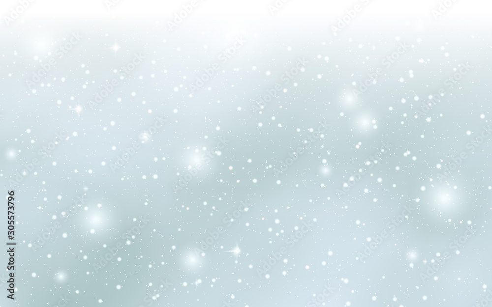 Christmas and New Year heavy snowfall vector background Christmas and New Year heavy snowfall vector background