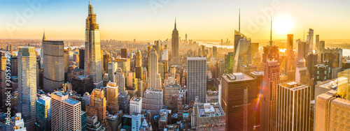 New York City Manhattan midtown buildings skyline in 2019 © blvdone