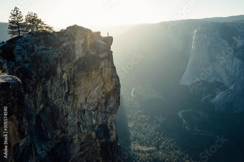 Hiker at Sunset
