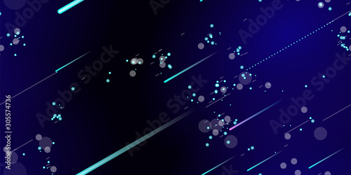 Fast Effect. Motion Neon. Seamless Pattern. Glitch