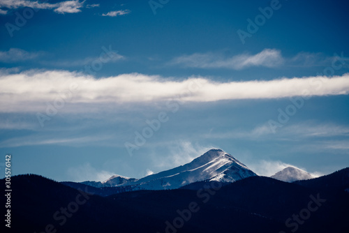 Colorado Mountains In Winter