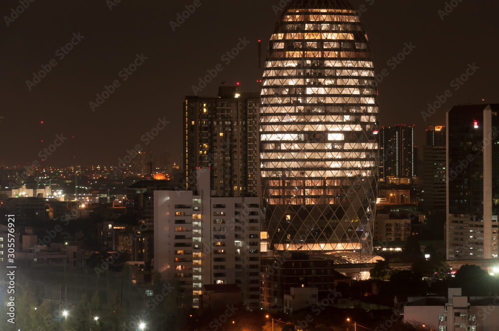 Obraz premium city at night