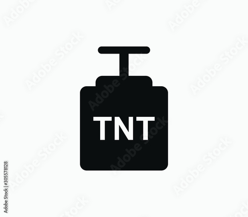Billede på lærred tnt icon