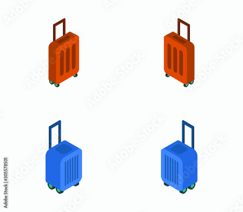 travel suitcase icon