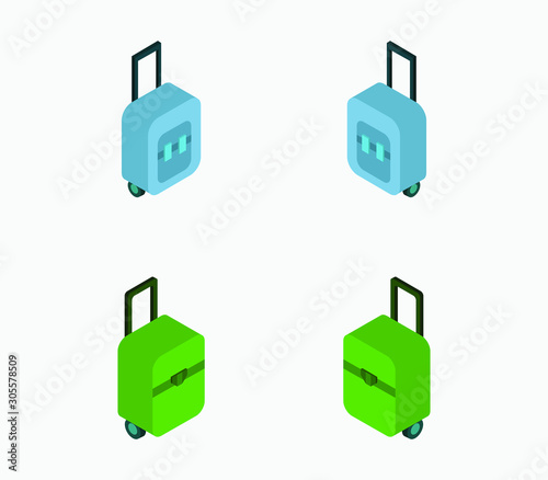 travel suitcase icon