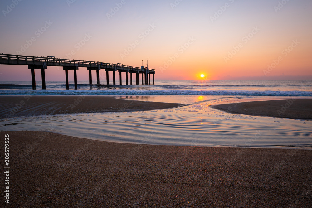 Sunrise at the St. Augustine Pier Sunrise at the St. Augustine Pier