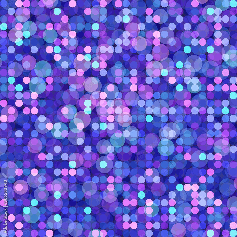 bstract blue bokeh background, vector illustration
