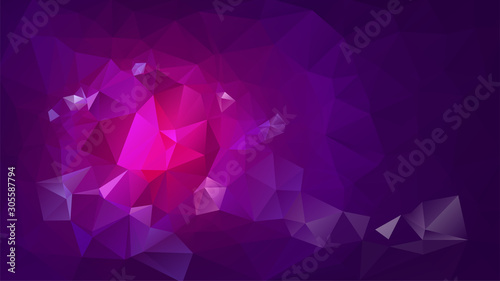 Abstract triangle background. Polygon texture. Low poly modern backdrop. Diamond triangular geometric style. Use like template for futuristic presentation  banner or cover. Stock vector illustration