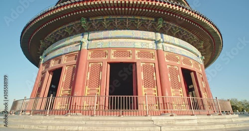 the hall of prayer for good harvest in the temple of heaven in Beijing. Traditional Culture of China.