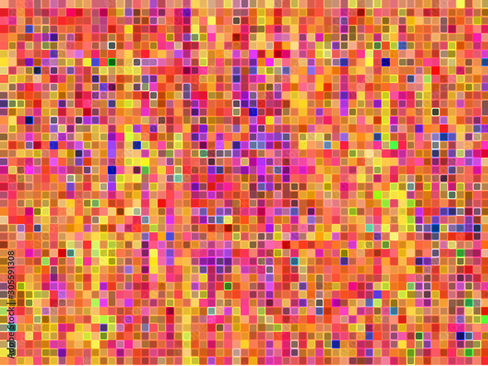 Fototapeta premium Abstract colorful graphic creative texture background for wallpaper design geometric stripes pattern fabric cloth backdrop lines square pixel mosaic decoration element