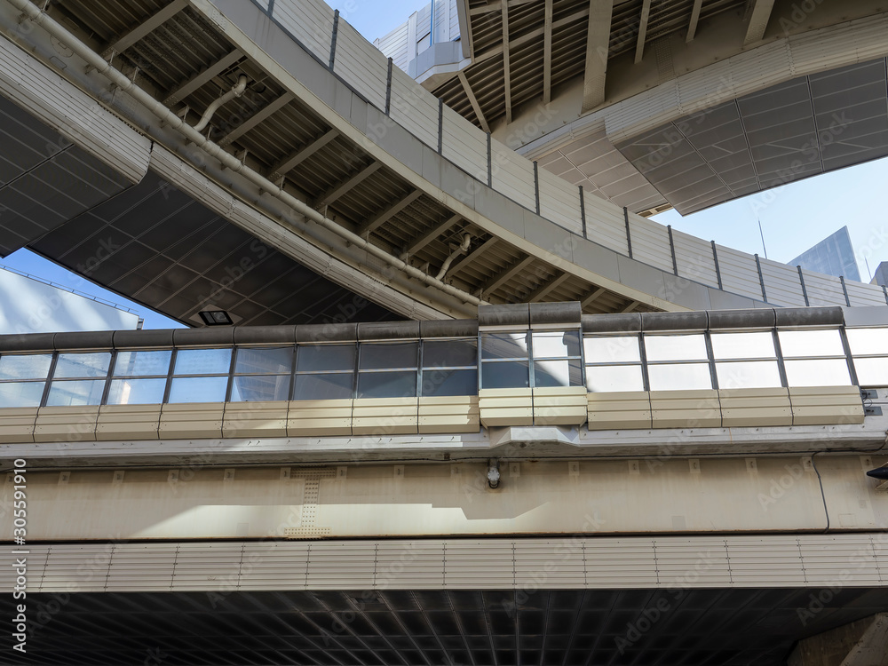 Fototapeta premium 首都高速のかたち