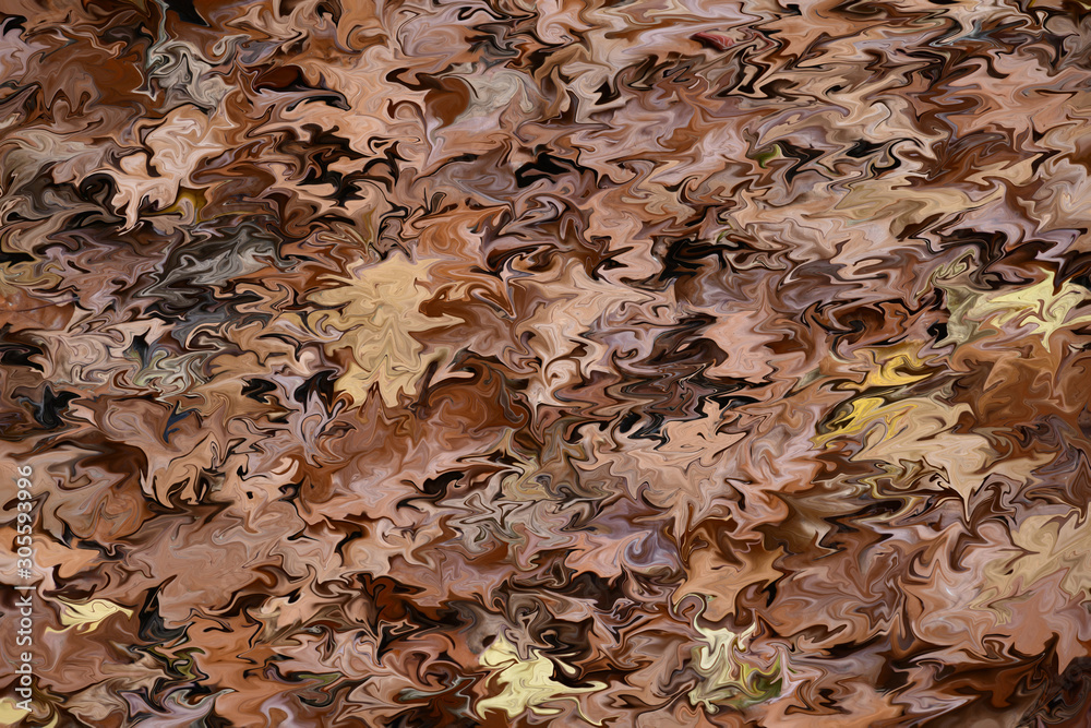 Genuine autumn abstract background, as if you are walking on a road full of leaves in the forest Genuine autumn abstract background, as if you are walking on a road full of leaves in the forest