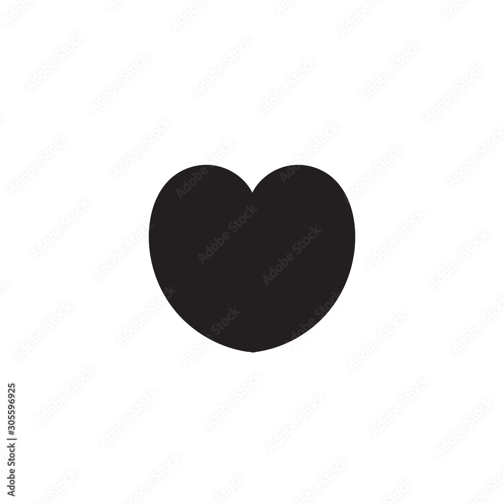 Vector image of a hand drawn doodle, linear heart icon. Isolated heart on a white background