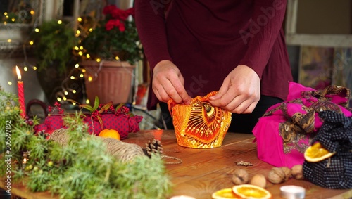 Reusable Christmas fabric gift wraps are the ideal zero-waste alternative to wrapping paper