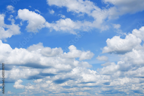 Fototapeta Naklejka Na Ścianę i Meble -  blue sky with white cloud natural background
