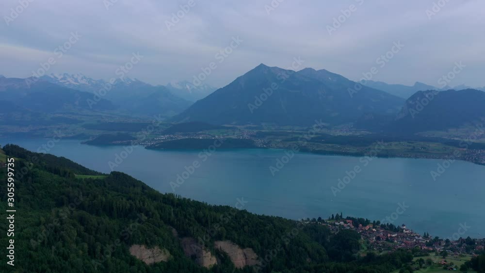 The Alps of Switzerland - flight over the Swiss landscape - aerial photography The Alps of Switzerland - flight over the Swiss landscape - aerial photography
