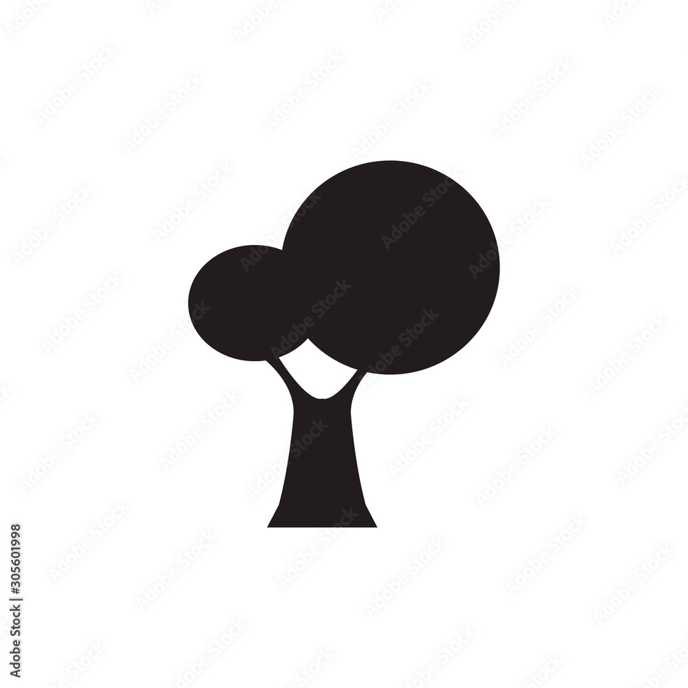 tree with branches silhouette style tree with branches silhouette style