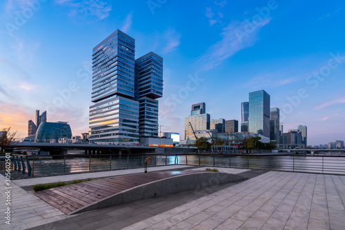 Ningbo City Modern Architecture Landscape