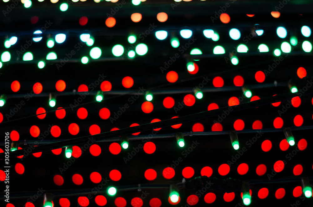 Colorful Christmas Bokeh Background Lights Colorful Christmas Bokeh Background Lights