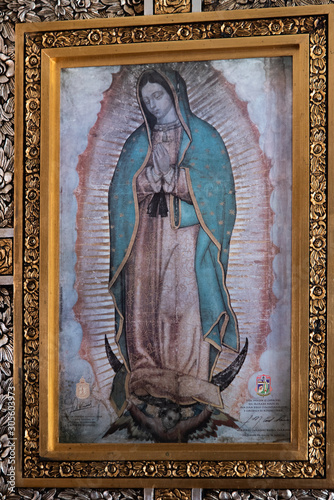 Billede på lærred virgen de guadalupe patrona de mexico