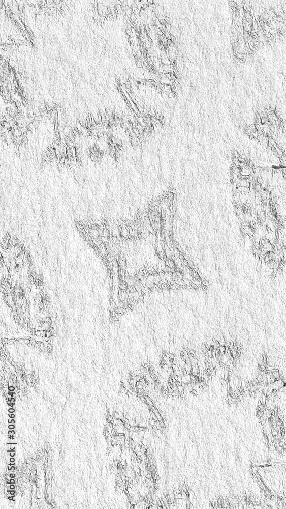 Fototapeta premium Black and white clean background. New surface looks rough. Wallpaper shape. Backdrop texture wall and have copy space for text.