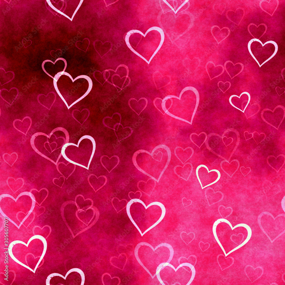 hearts background pattern