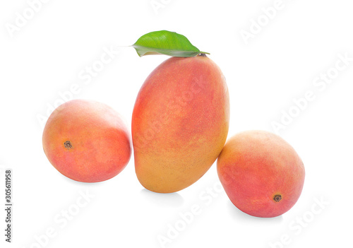 mango an isolated on white background