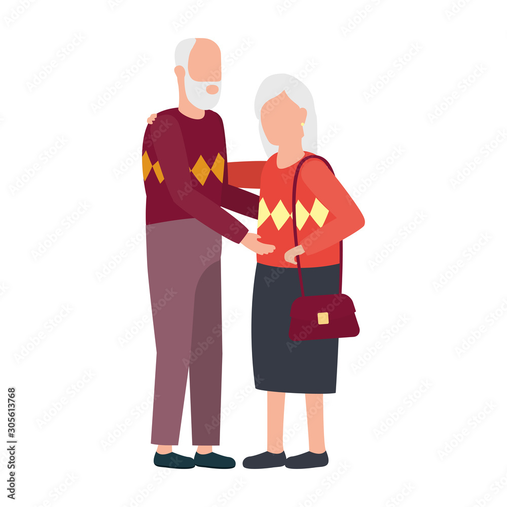 cute grand parents avatars characters cute grand parents avatars characters
