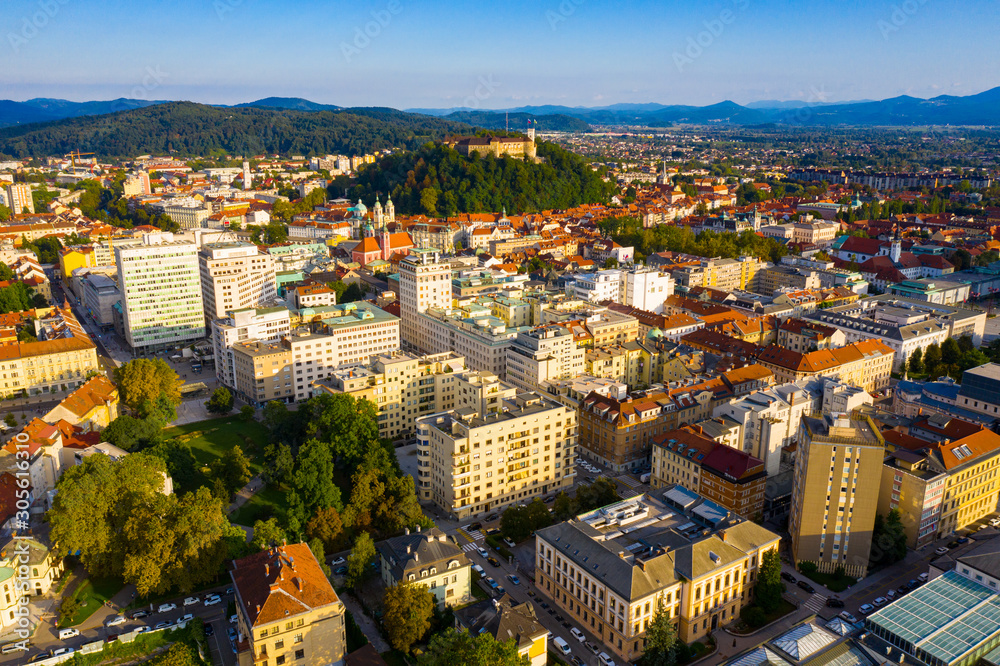 Fototapeta premium Capital of Slovenia Ljubljana