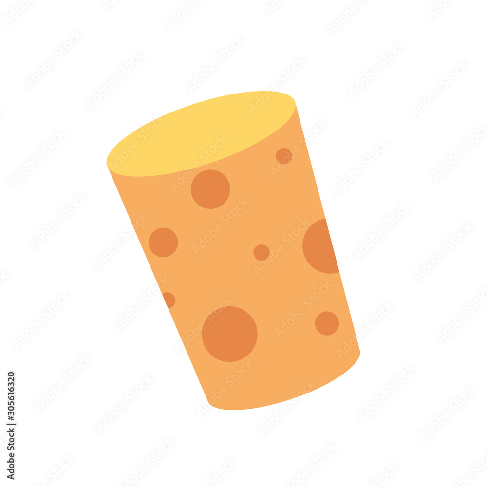 cork of wine bottle flat style icon cork of wine bottle flat style icon