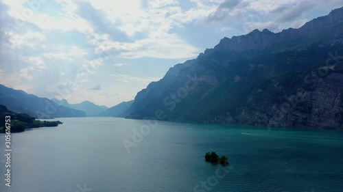Wallpaper Mural The Alps of Switzerland - flight over the Swiss landscape - aerial photography Torontodigital.ca
