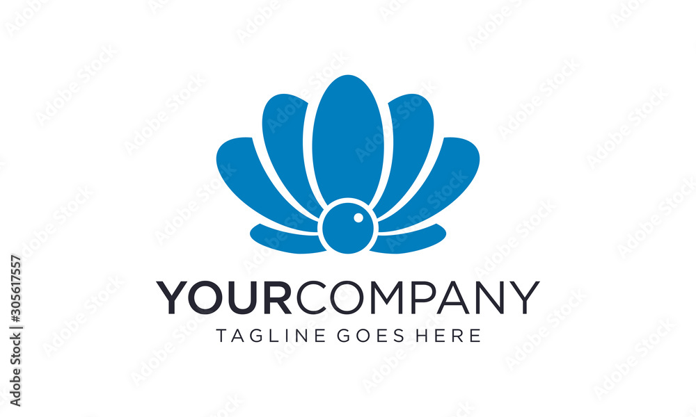 Pearl logo design concept on white background Pearl logo design concept on white background