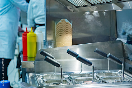 Deep fryer. BBQ Equipment f...
