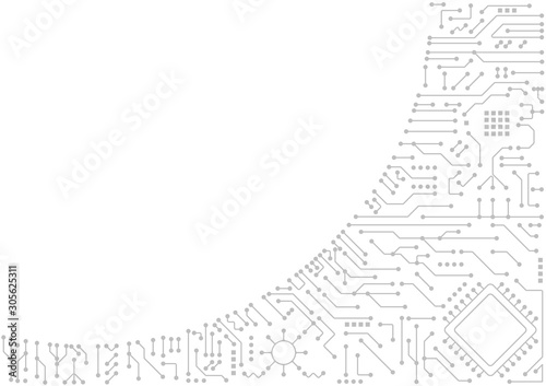 vector background abstract technology communication data Science