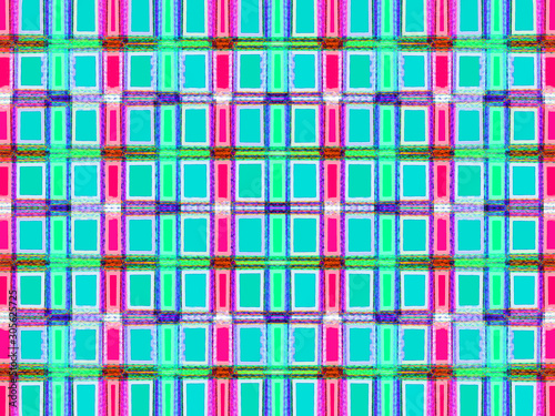 Abstract colorful graphic creative texture background for wallpaper design geometric stripes pattern fabric cloth backdrop lines square pixel mosaic decoration element