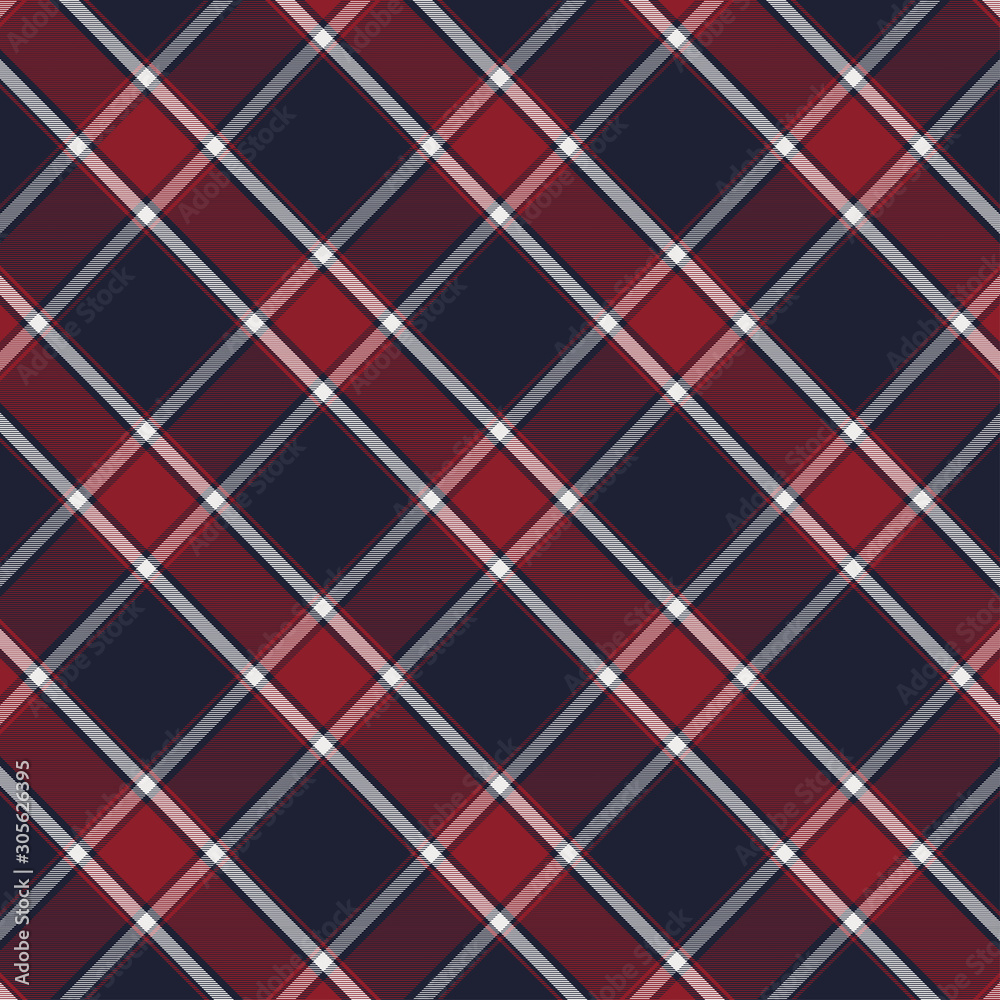 Tartan red and blue seamless pattern. Tartan red and blue seamless pattern.