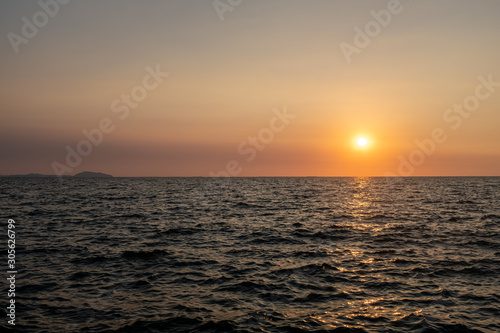 sunset over the sea © Gun